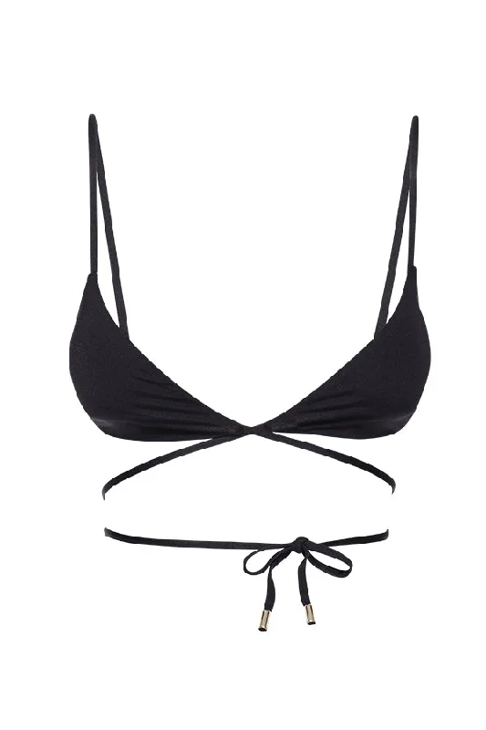 Women's Cut - Out Swim Tops in White with Geometric Shapes for an Edgy Beach StyleSt. Martin Top - Black Women's Cut - Out Swim Tops in White with Geometric Shapes for an Edgy Beach StyleSt. Martin Top - Black