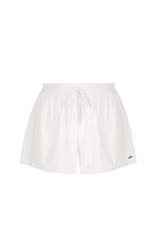 Terry Towelling Shorts White